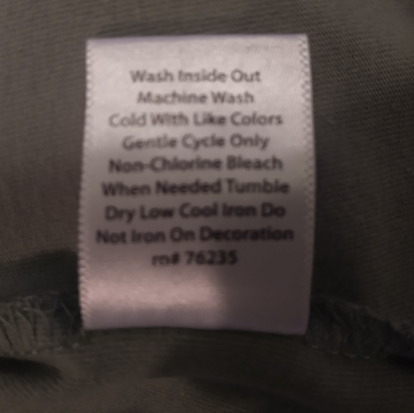 Coral Bay 1X Sage Tunic Style Tee - Picture 5 of 6